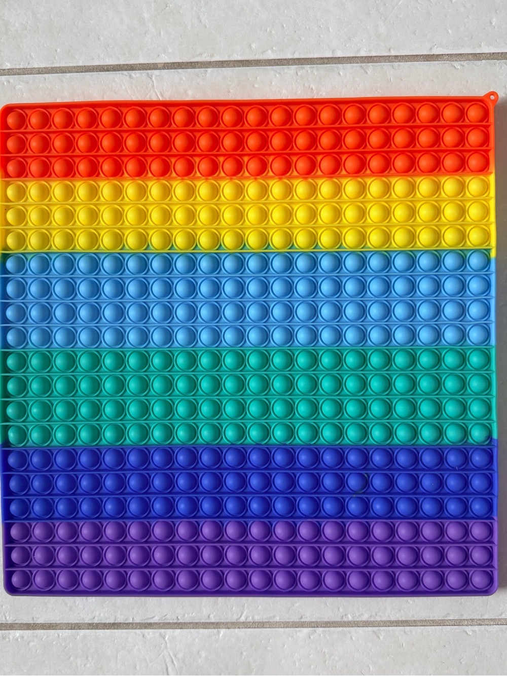 Extra Large Rainbow Pop-It Sensory Fidget Toy - Multicolor